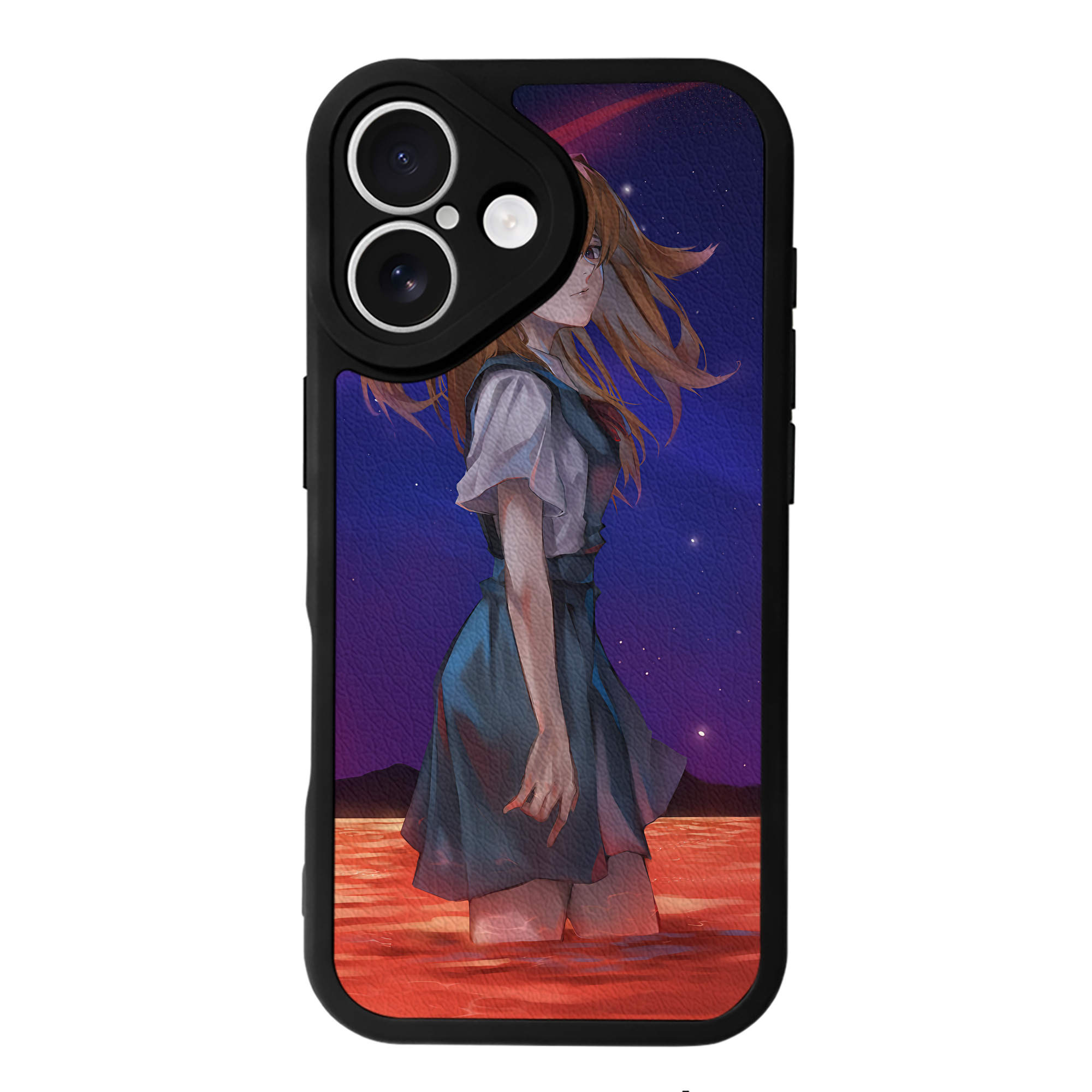 （画像用） EVA 新世紀エヴァンゲリオン 【iPhone 16シリーズ対応】シリコンスマホケース（レザー調） 材質：シリコン
